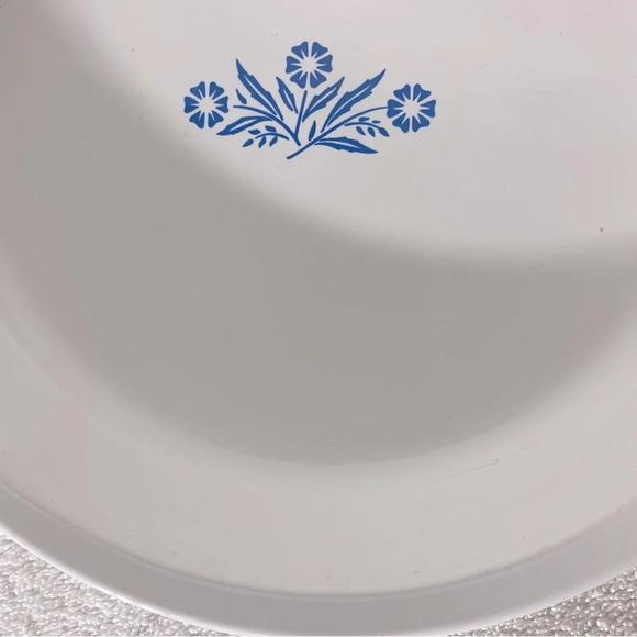 Vintage Corningware  Blue Cornflower Round Pie Plate Pie Dish - Picture 6 of 15